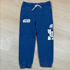 Gap Kids x Star Wars Navy Joggers with R2-D2 Design EUC/VGUC Boy’s 5